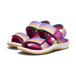 Kids KEEN Sandals<Little Kids' Elle Backstrap | Rainbow/Festival Fuchsia