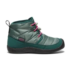 Kids KEEN Boots<Little Kids' Howser Ii Waterproof Chukka | Dark Forest/Fuchsia Purple