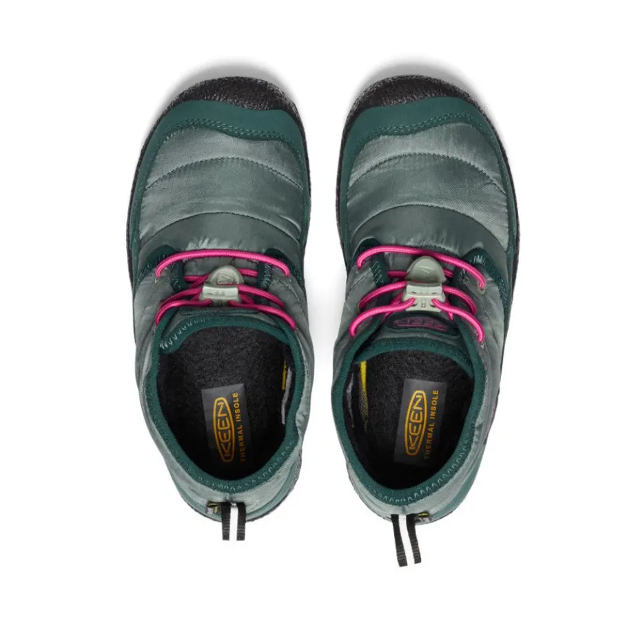 Kids KEEN Boots<Little Kids' Howser Ii Waterproof Chukka | Dark Forest/Fuchsia Purple