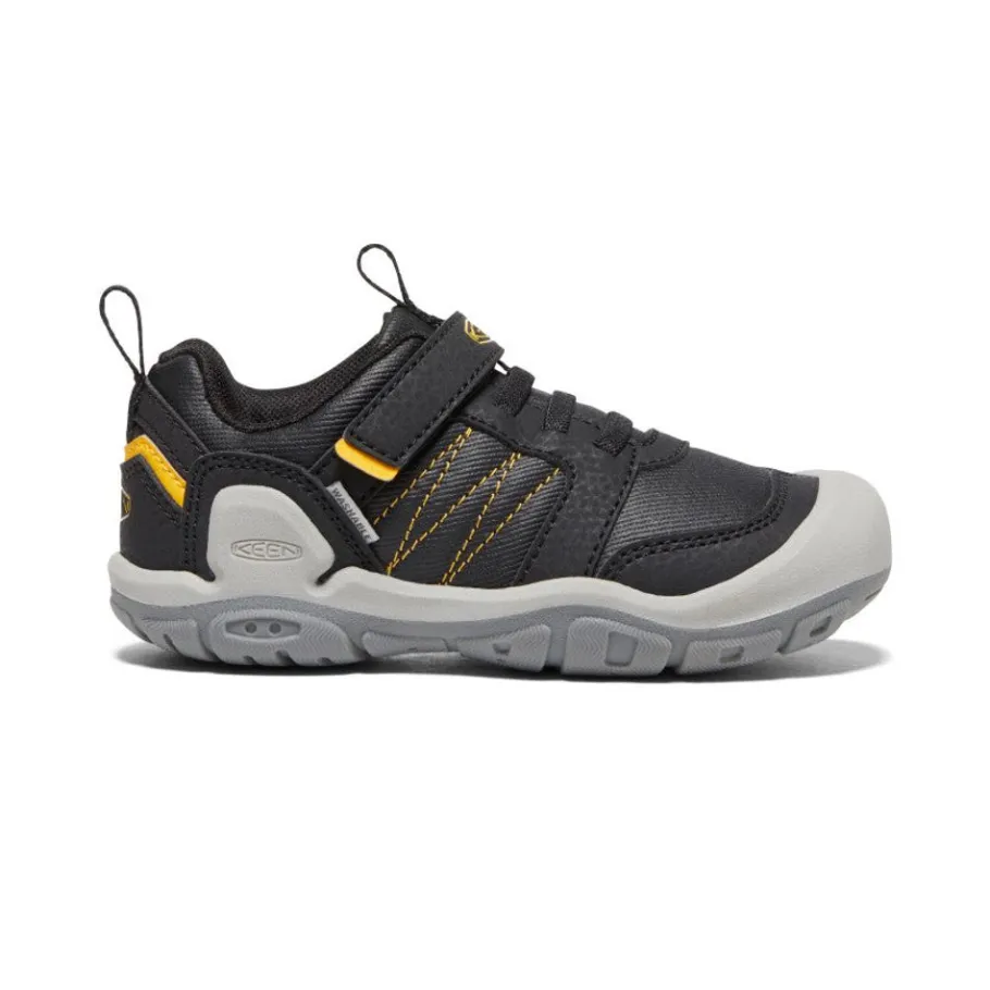 Kids KEEN Shoes<Little Kids' Knotch Peak Sneaker | Black/ Yellow