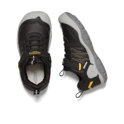 Kids KEEN Shoes<Little Kids' Knotch Peak Sneaker | Black/ Yellow