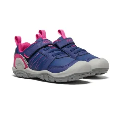 Kids KEEN Shoes<Little Kids' Knotch Peak Sneaker | Blue Depths/Pink Peacock