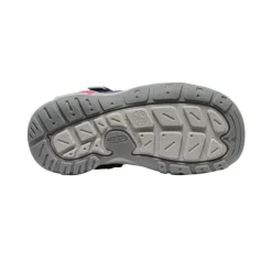 Kids KEEN Shoes<Little Kids' Knotch Peak Sneaker | Blue Depths/Pink Peacock