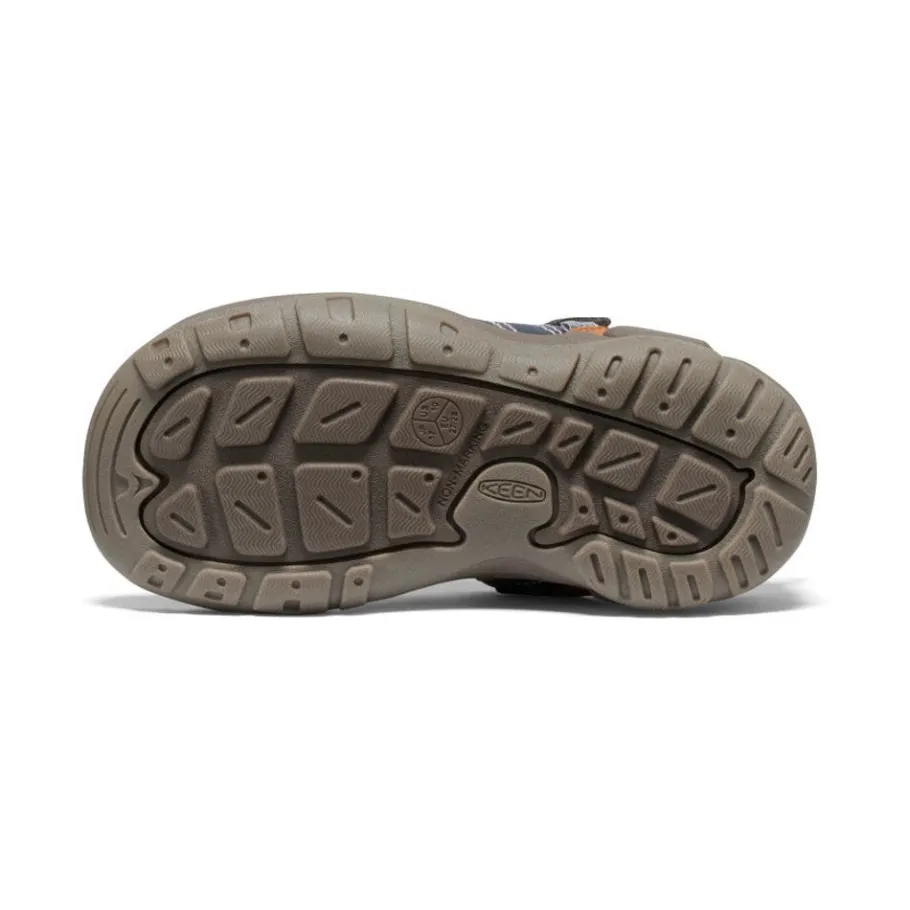Kids KEEN Shoes<Little Kids' Knotch Peak Sneaker | Maple/Sky Captain