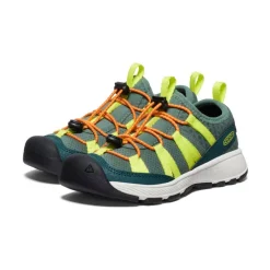 Kids KEEN Shoes<Little Kids' Motozoa Sneaker | Sea Moss/Scarlet Ibis