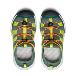 Kids KEEN Shoes<Little Kids' Motozoa Sneaker | Sea Moss/Scarlet Ibis