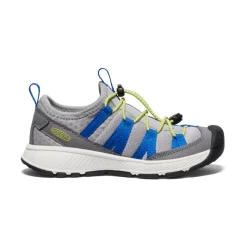Kids KEEN Shoes<Little Kids' Motozoa Sneaker | Steel Grey/Evening Primrose