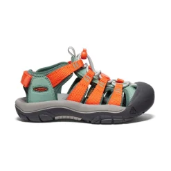 Kids KEEN Sandals<Little Kids' Newport Boundless Sandal | Granite Green/Scarlet Ibis