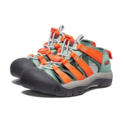 Kids KEEN Sandals<Little Kids' Newport Boundless Sandal | Granite Green/Scarlet Ibis