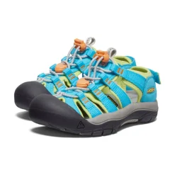 Kids KEEN Sandals<Little Kids' Newport Boundless Sandal | Blue Atoll/Daiquiri Green