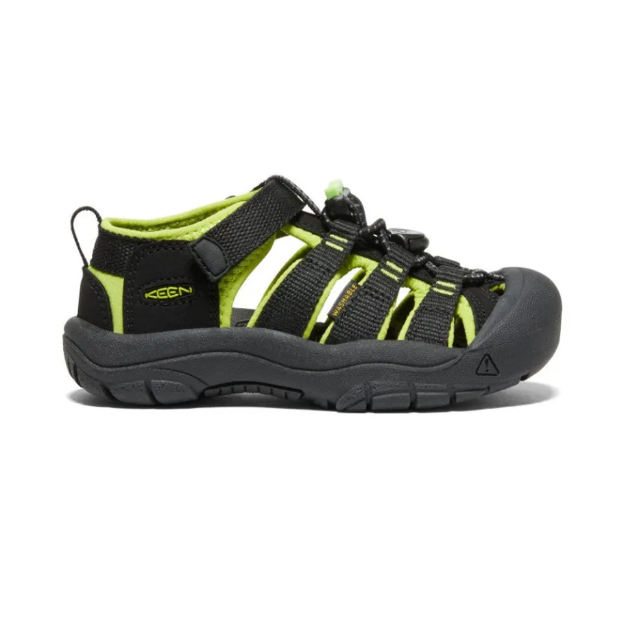 Kids KEEN Sandals<Little Kids' Newport H2 | Black/Lime Green