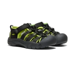 Kids KEEN Sandals<Little Kids' Newport H2 | Black/Lime Green