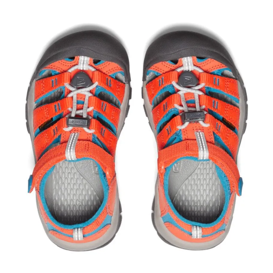 Kids KEEN Sandals<Little Kids' Newport H2 | Safety Orange/Fjord Blue