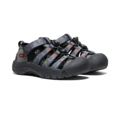 Kids KEEN Sandals<Little Kids' Newport H2 | Steel Grey/Black