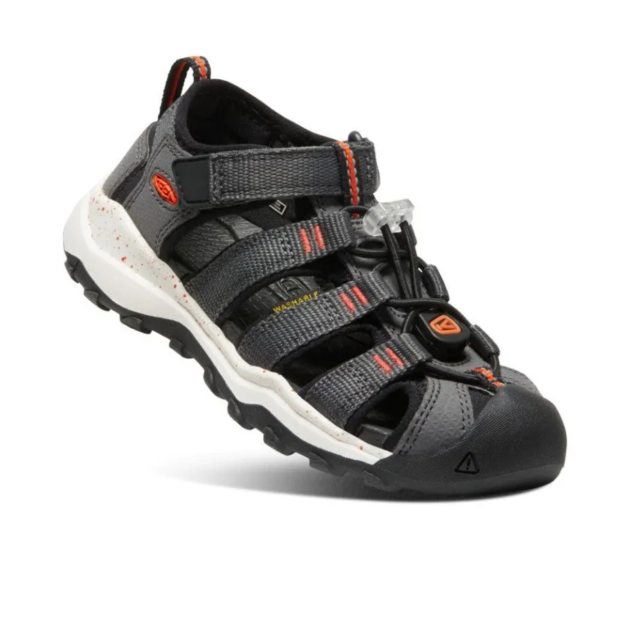 Kids KEEN Sandals<Little Kids' Newport Neo H2 | Magnet/Spicy Orange
