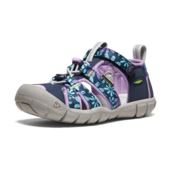 Kids KEEN Sandals<Little Kids' Seacamp Ii Cnx | Black Iris/African Violet