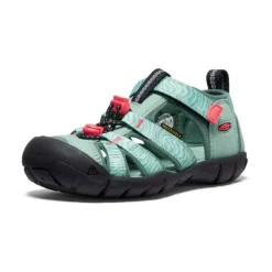 Kids KEEN Sandals<Little Kids' Seacamp Ii Cnx | Granite Green/Cayenne