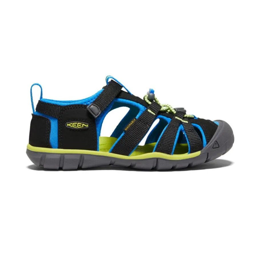 Kids KEEN Sandals<Little Kids' Seacamp Ii Cnx | Black/Brilliant Blue