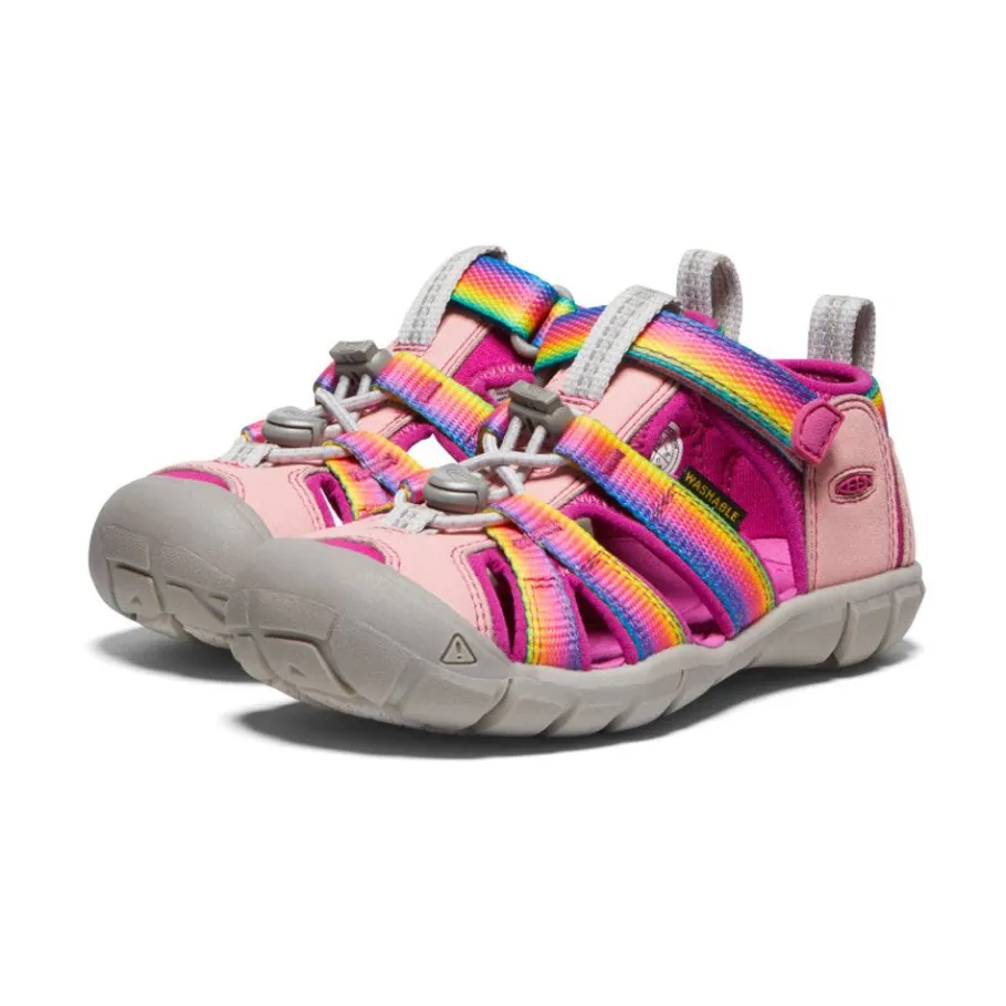 Kids KEEN Sandals<Little Kids' Seacamp Ii Cnx | Rainbow/Festival Fuchsia