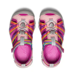 Kids KEEN Sandals<Little Kids' Seacamp Ii Cnx | Rainbow/Festival Fuchsia