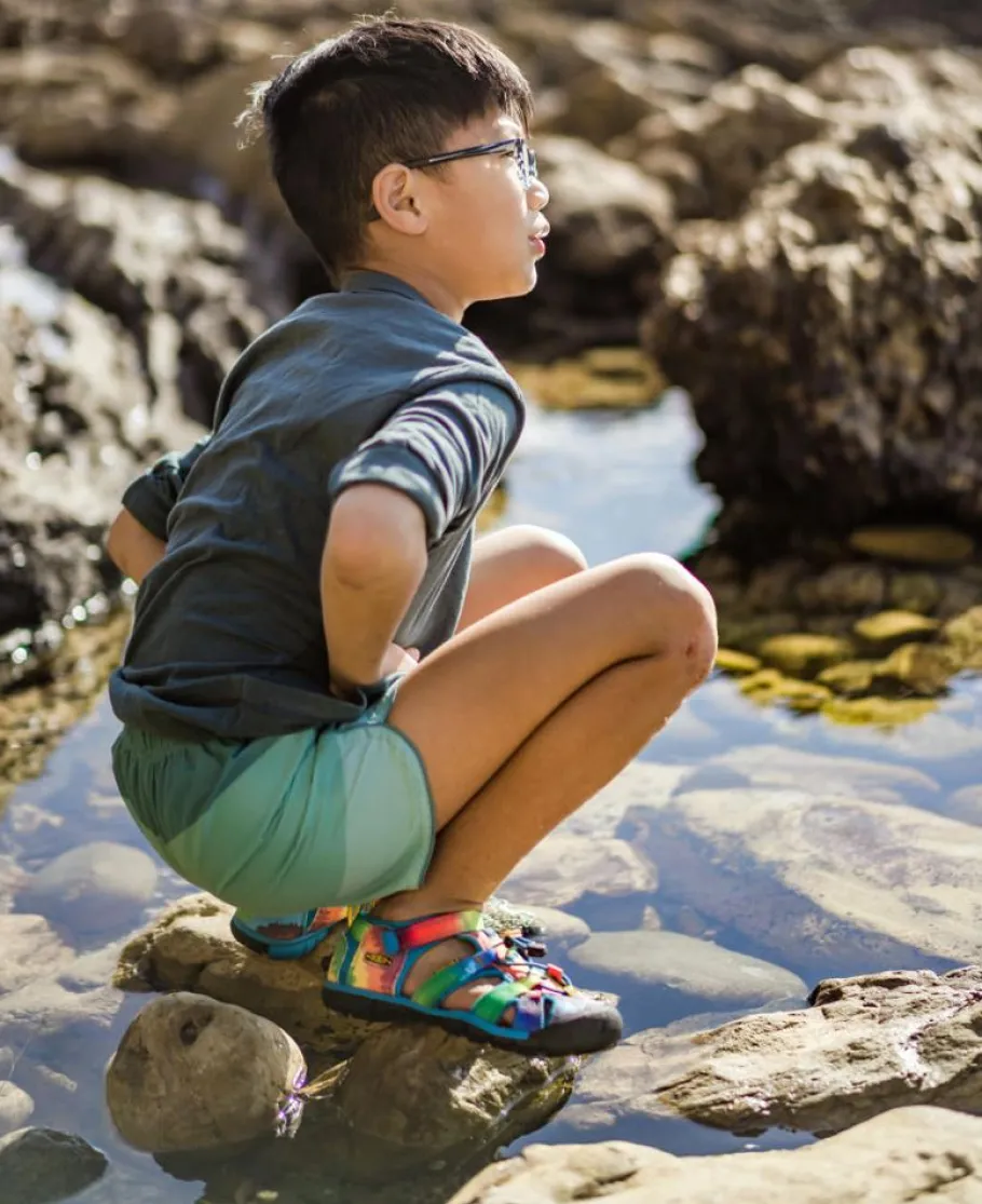 Kids KEEN Sandals<Little Kids' Seacamp Ii Cnx | Rainbow/Festival Fuchsia