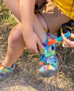 Kids KEEN Sandals<Little Kids' Seacamp Ii Cnx | Rainbow/Festival Fuchsia