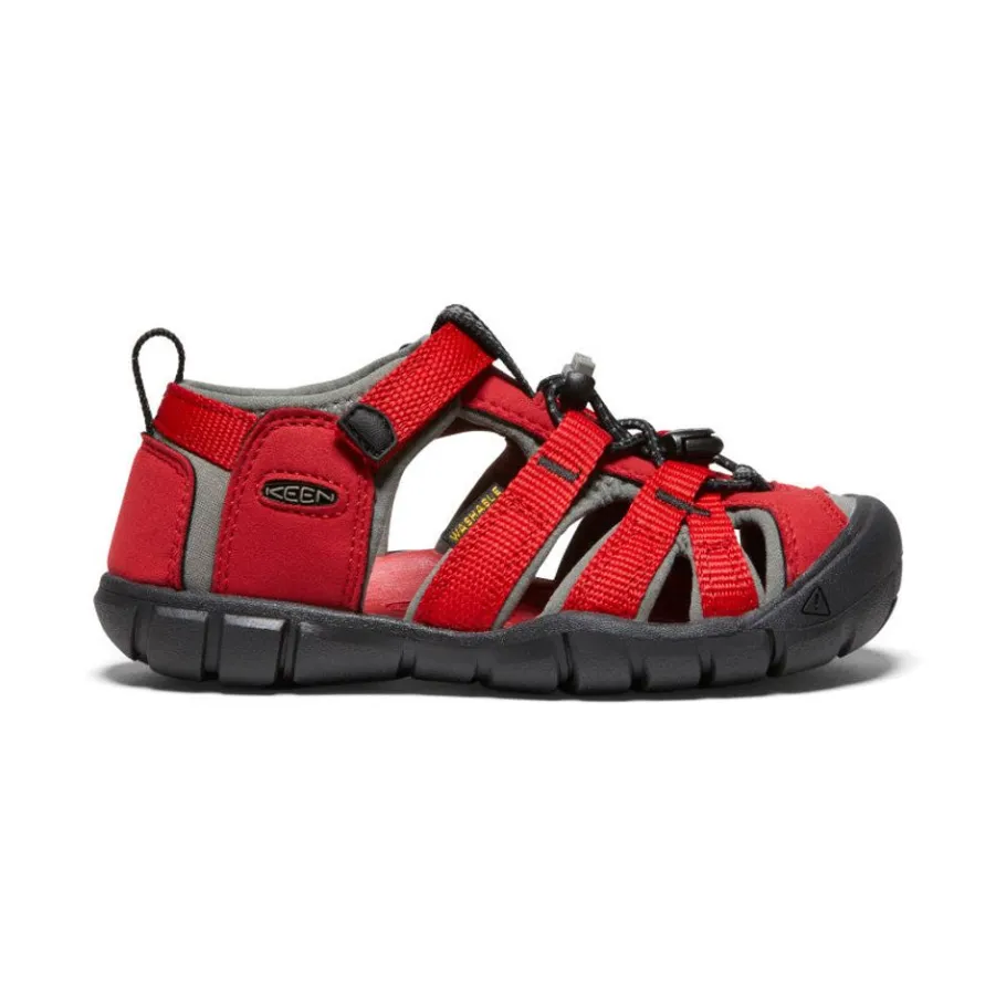 Kids KEEN Sandals<Little Kids' Seacamp Ii Cnx | Racing Red/Gargoyle