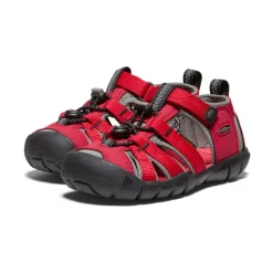 Kids KEEN Sandals<Little Kids' Seacamp Ii Cnx | Racing Red/Gargoyle