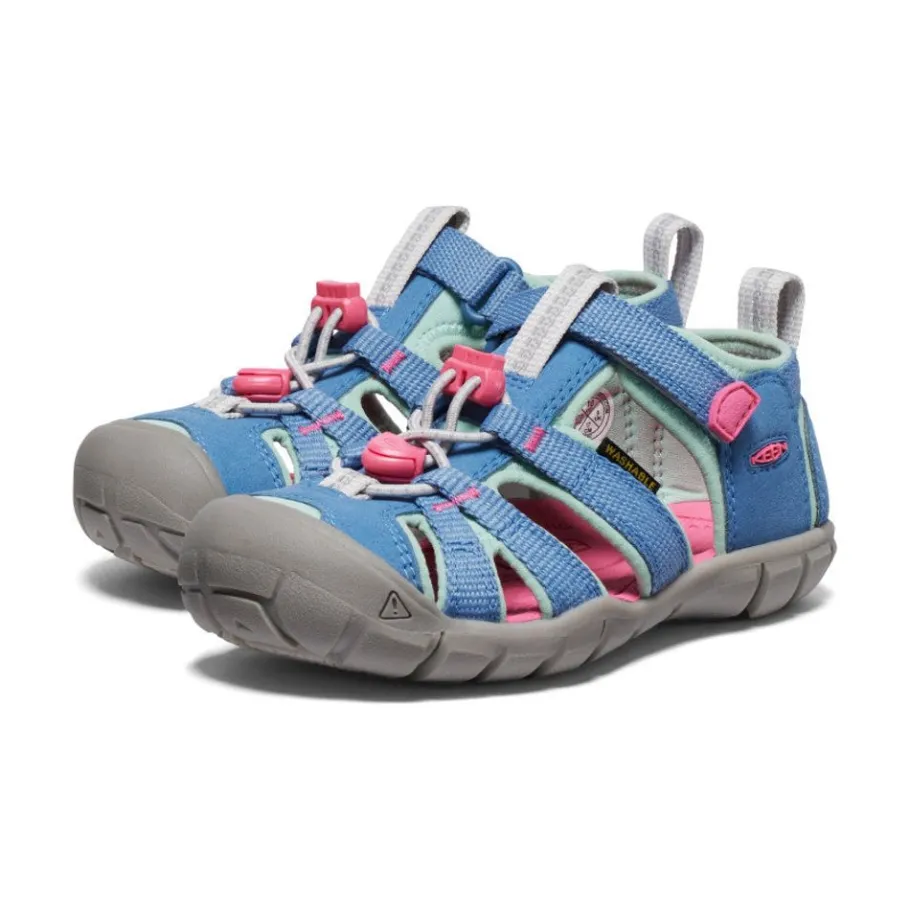 Kids KEEN Sandals<Little Kids' Seacamp Ii Cnx | Coronet Blue/Hot Pink