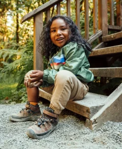 Kids KEEN Boots<Little Kids' Targhee Waterproof Boot | Black/Campsite