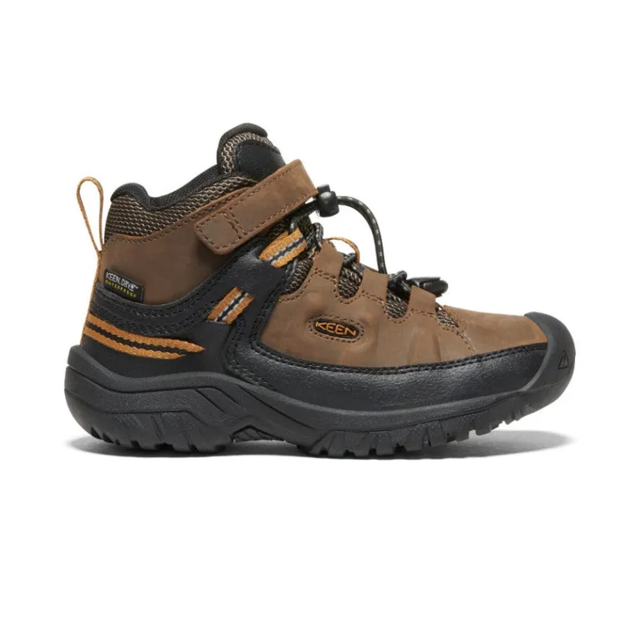 Kids KEEN Boots<Little Kids' Targhee Waterproof Boot | Dark Earth/Golden Brown