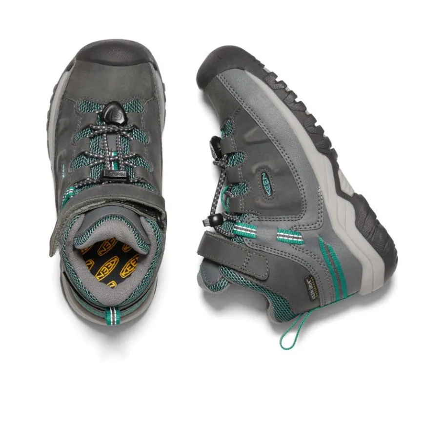 Kids KEEN Boots<Little Kids' Targhee Waterproof Boot | Steel Grey/Porcelain