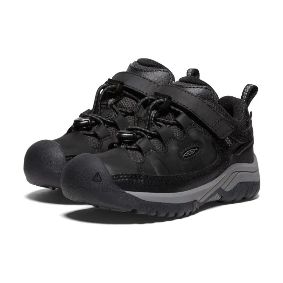 Kids KEEN Shoes<Little Kids' Targhee Waterproof Shoe | Black/Steel Grey