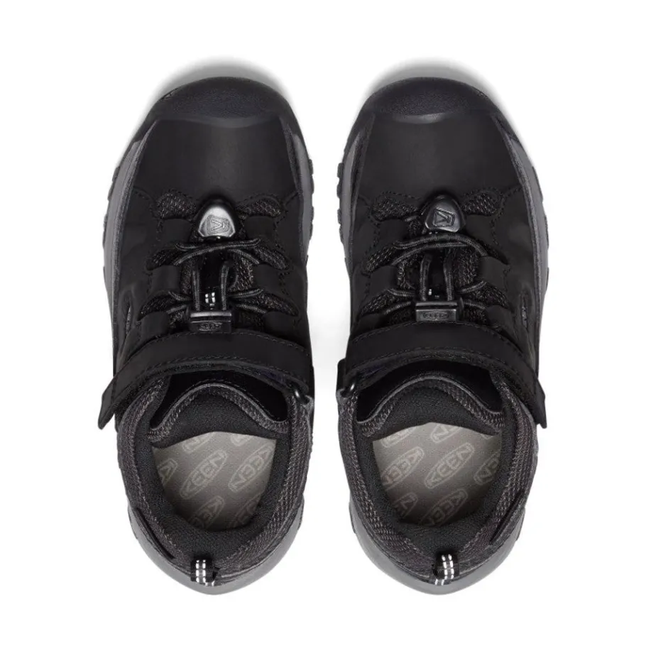 Kids KEEN Shoes<Little Kids' Targhee Waterproof Shoe | Black/Steel Grey