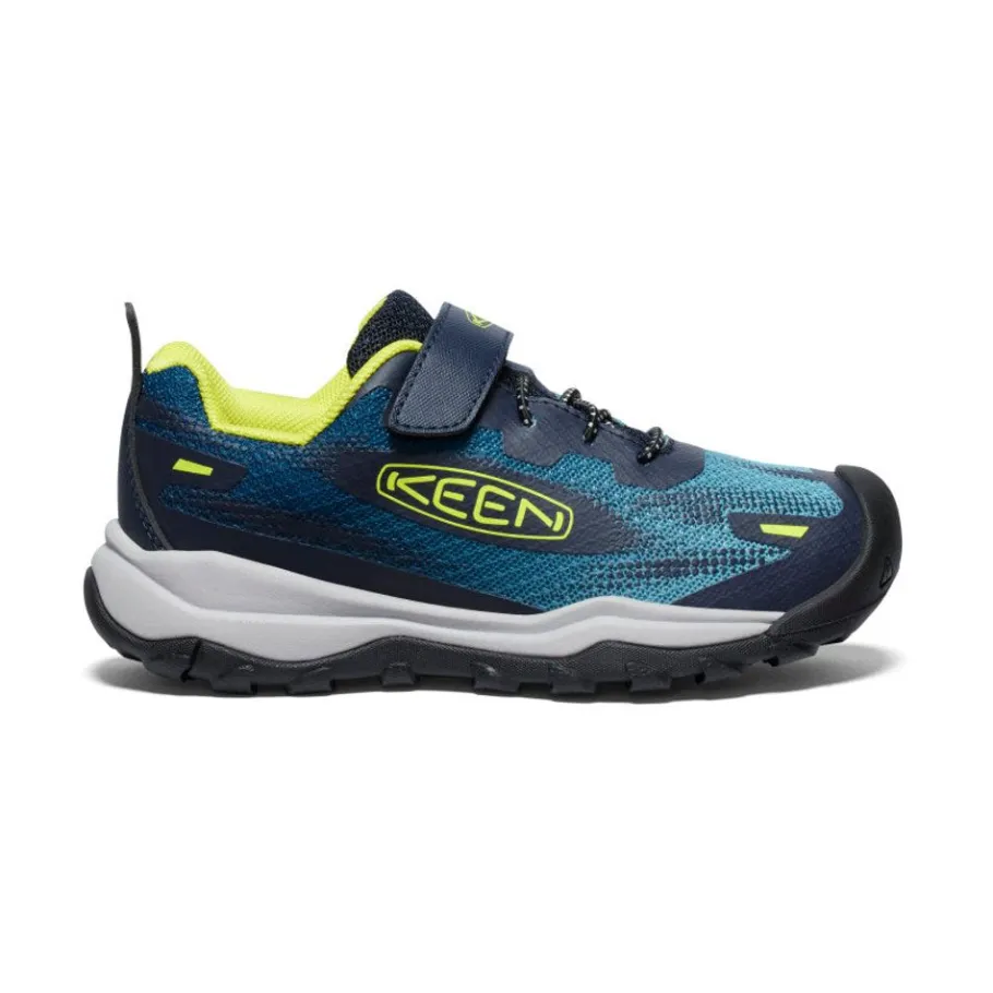 Kids KEEN Shoes<Little Kids' Wanduro Speed Hiking Shoe | Legion Blue/Evening Primrose