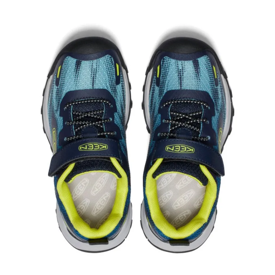 Kids KEEN Shoes<Little Kids' Wanduro Speed Hiking Shoe | Legion Blue/Evening Primrose