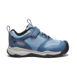 Kids KEEN Shoes<Little Kids' Wanduro Waterproof Shoe | Vintage Indigo/Scarlet Ibis