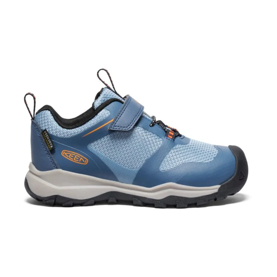 Kids KEEN Shoes<Little Kids' Wanduro Waterproof Shoe | Vintage Indigo/Scarlet Ibis