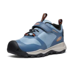 Kids KEEN Shoes<Little Kids' Wanduro Waterproof Shoe | Vintage Indigo/Scarlet Ibis