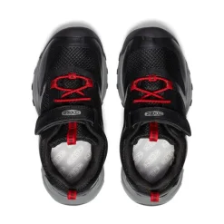 Kids KEEN Shoes<Little Kids' Wanduro Waterproof Shoe | Black/Ribbon Red