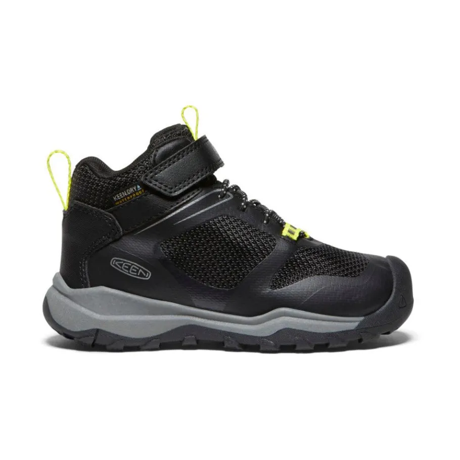 Kids KEEN Boots<Little Kids' Wanduro Waterproof Boot | Black/Silver