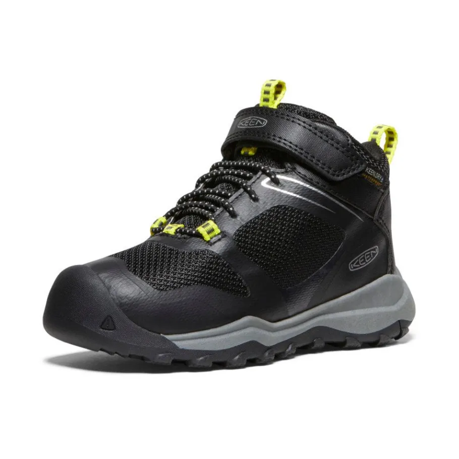 Kids KEEN Boots<Little Kids' Wanduro Waterproof Boot | Black/Silver