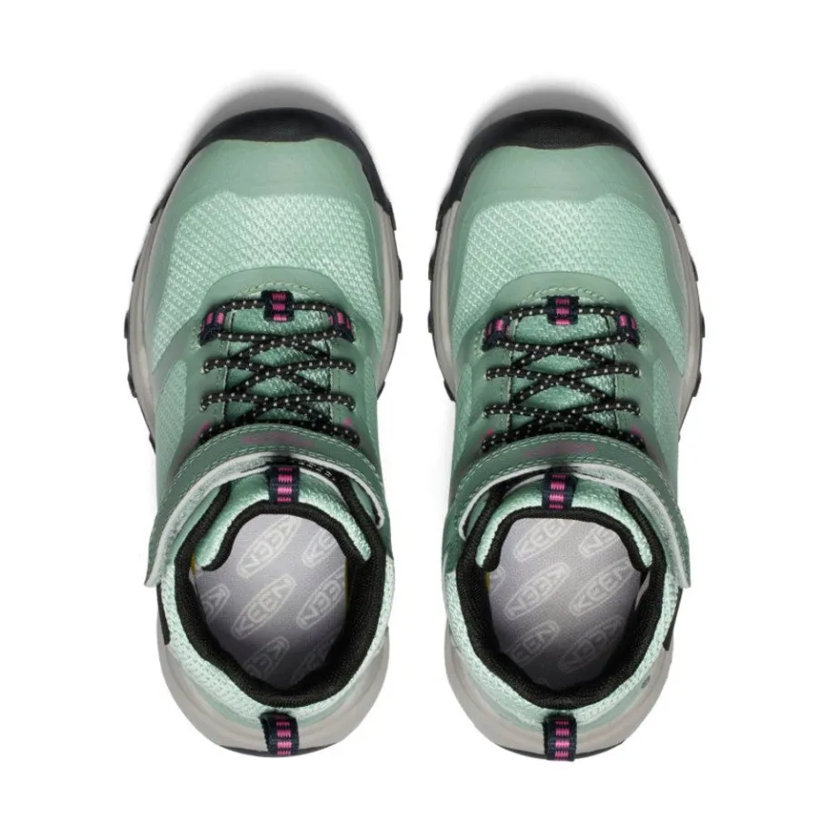 Kids KEEN Boots<Little Kids' Wanduro Waterproof Boot | Granite Green/Ibis Rose