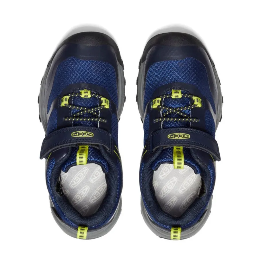 Kids KEEN Shoes<Little Kids' Wanduro Waterproof Shoe | Sky Captain/Evening Primrose