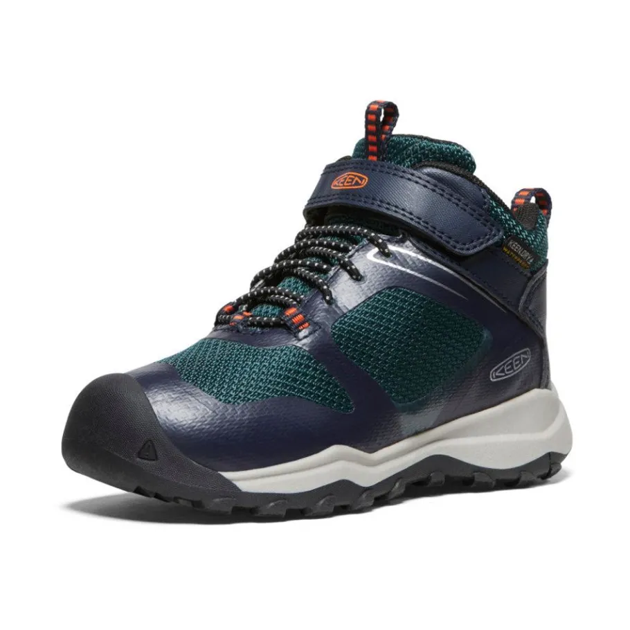 Kids KEEN Boots<Little Kids' Wanduro Waterproof Boot | Sky Captain/Sea Moss