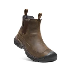 Men KEEN Slip-Ons<Men'S Anchorage Iii Waterproof Boot | Dark Earth/Mulch
