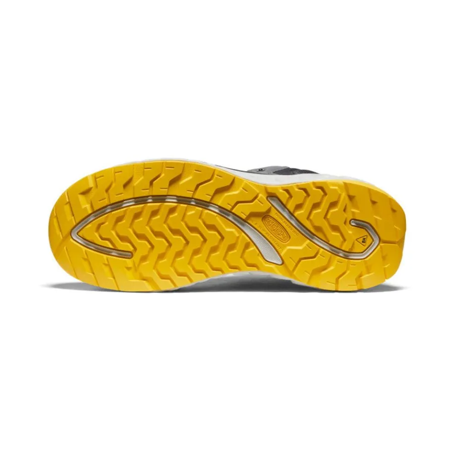 Men KEEN Work Boots & Shoes<Men'S Arvada Mid Work Sneaker (Carbon-Fiber Toe) | Black/ Yellow
