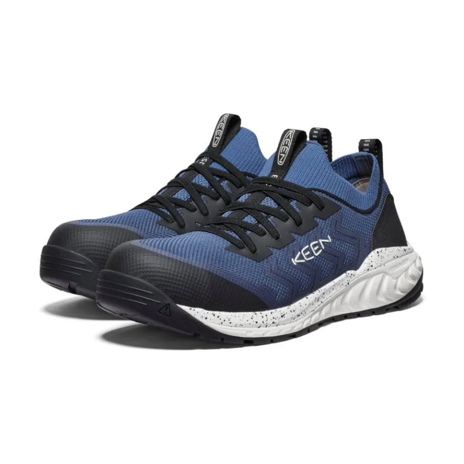 Men KEEN Work Boots & Shoes<Men'S Arvada Shift Esd Work Sneaker (Carbon-Fiber Toe) | Vintage Indigo/Black