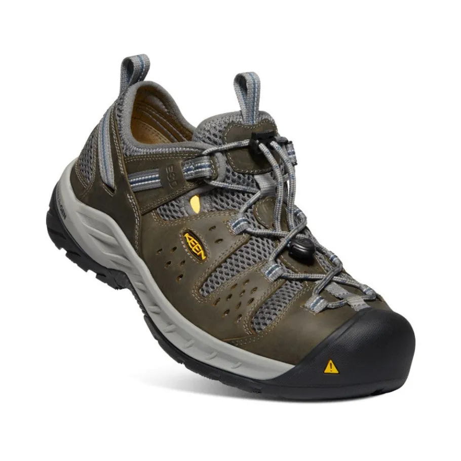 Men KEEN Work Boots & Shoes<Men'S Atlanta Cool Ii Esd (Steel Toe) | Gargoyle/Midnight Navy