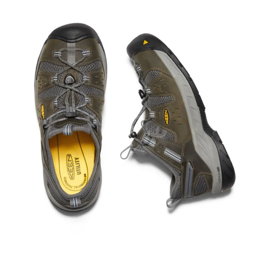 Men KEEN Work Boots & Shoes<Men'S Atlanta Cool Ii Esd (Steel Toe) | Gargoyle/Midnight Navy